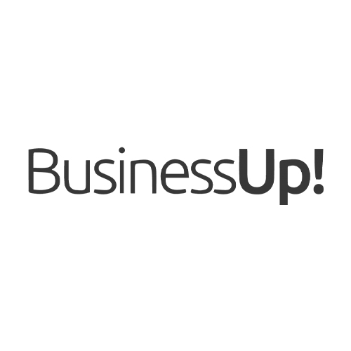 BusinessUp: Logo de Estrategias de Crecimiento Empresarial y Herramientas de Marketing Digital