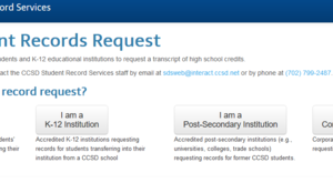CCSD Student Record Services